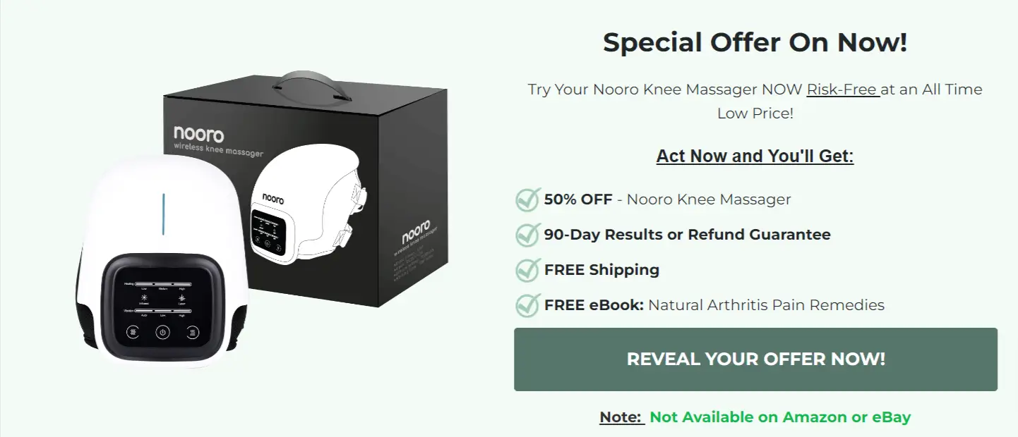 Nooro Knee Massager Special Offer